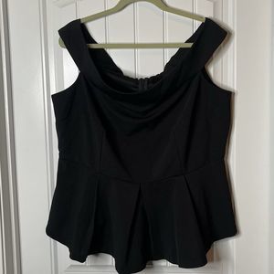 Eloquii Off the Shoulder Peplum Top